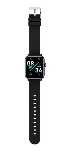 Imagen 3 de 6 de Reloj Smartwatch Haxly Quo Plus Bt 5.0 Negro Pulsometro