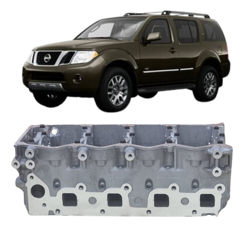 Cabeçote Nissan Frontier 2.5 16v Com Eixo Comando E Válvulas