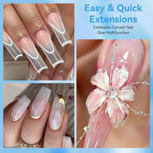 Born Pretty Gel Constructor Para Uñas, Sin Hema, Transparent