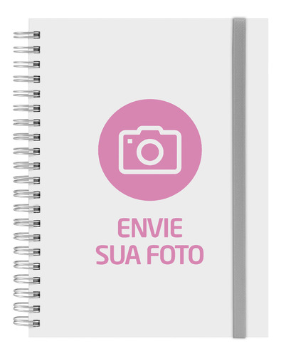 Caderno Personalizado Universitário Plus Fem Sua Foto 200 F