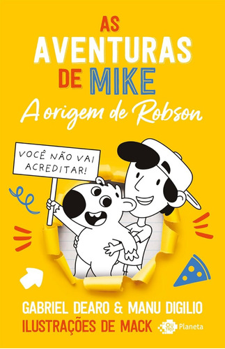 Livro As Aventuras De Mike - A Origem De Robson - Volume 4