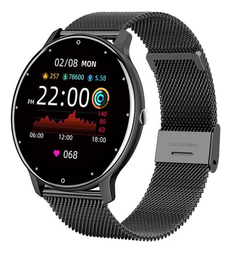 Smartwatch Lige Bt Sport Impermeable Hombre Negro