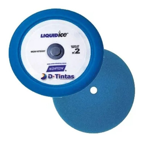 Boina Pad Espuma Azul Con Abrojo 228,6mm Paño Norton