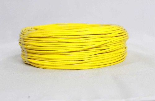 Fio Cabo Flexível 6mm Amarelo - 50 Metros