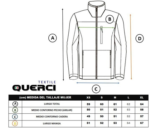 Chaqueta Softshell Toda Temporada Mujer Unisex Talla Xl
