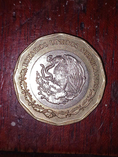 Moneda De 20 Pesos Mexicana Conmemorativa 500 Del Puerto Ver