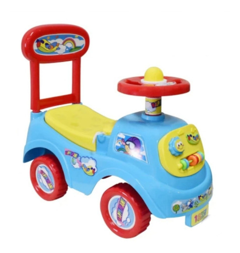 Buggy Infantil Auto C Respaldo + Ábaco  + Baúl 12 A 35 Meses