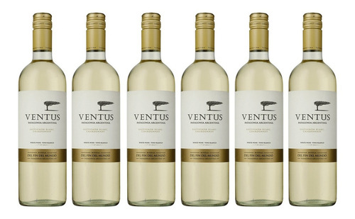 Vino Ventus White Blend Fin Del Mundo X750cc Caja X6
