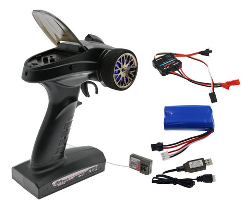 Transmisor De Coche Rc 2.4ghz 3ch Controlador Y Receptor