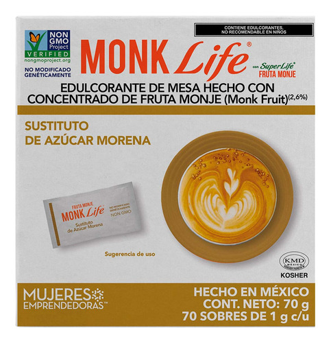 Endulzante Monk Fruit Natural 70g