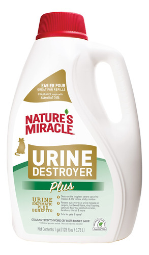 Nature's Miracle Destructor De Orina Plus Gato, 128 Onzas, R