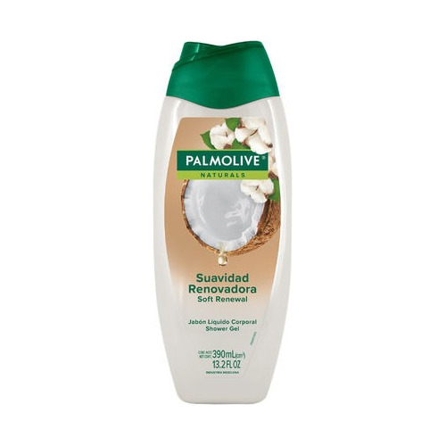 Palmolive Jabon Líquido Naturals Coco Y Algodon 390 Ml