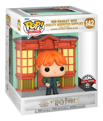 Funko Pop Ron Weasley 142 Quidditch Supplies Deluxe Special