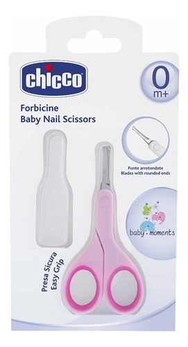  Tijera Corta Uña Bebe 0m+ Protector Punta Curva Chicco