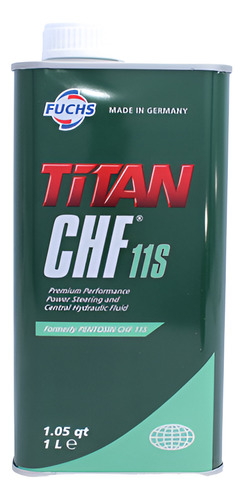 Aceite Hidraulico Fuchs Titan Chf 11s - Bidon 1 Lt