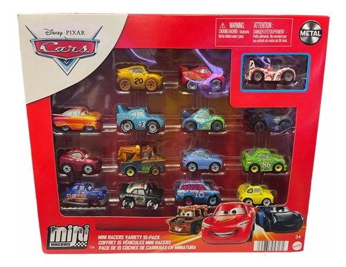 Disney Cars Mini Racers 15 Pack Will Rusch Miss Fritter Excl