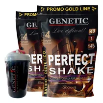 Comprar 2x1 Batido Reemplaza Comidas Perfect Shake 800g Vaso Genetic