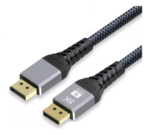 Cabo Displayport Macho 1.4 8k 4k Hdr Resistente 5 Metros