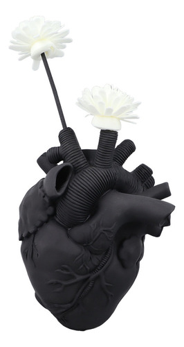 Jarrón De Corazón, Escultura De Resina, Arte Anatómico Creat