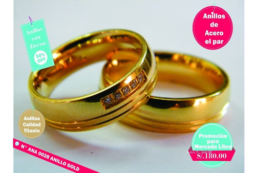Anillo Elegante De Acero - Calidad Titanio Para Compromisos
