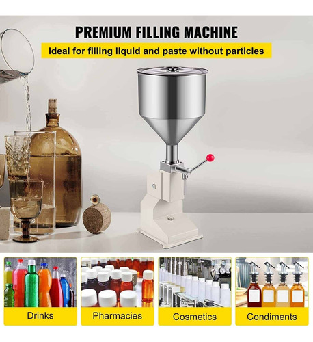 Máquina De Llenado De Líquidos Manual De 10 A 110 Ml,