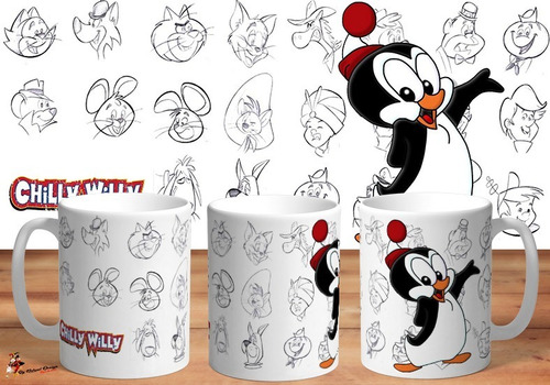 Taza De Ceramica Hanna Barbera Chilly Willy