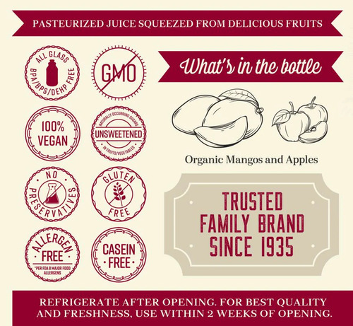Lakewood Organic Mango Juice 946ml