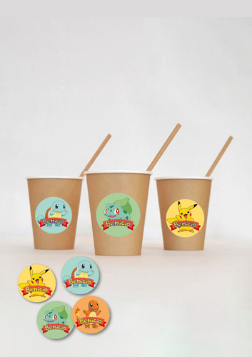 Kit Imprimible Cumpleaños Pokemon Personalizado