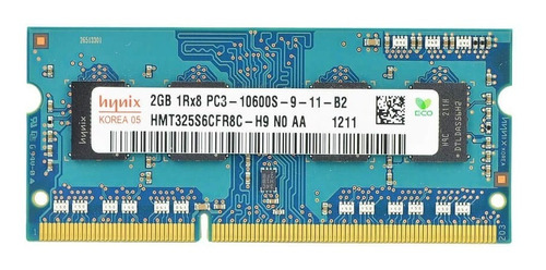 Ddr3 2gb Pc3-10600s Memoria Ram Laptop Varias Marcas