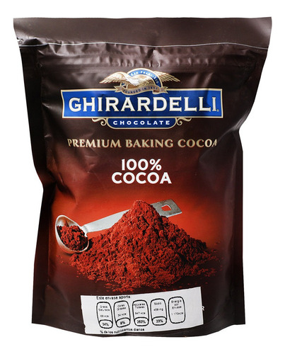 Cocoa Para Hornear Sin Azucar Ghirardelli 298gr  Ipg