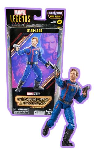 Marvel Legends Starlord Baf Cosmo Guardianes Galaxia Figura