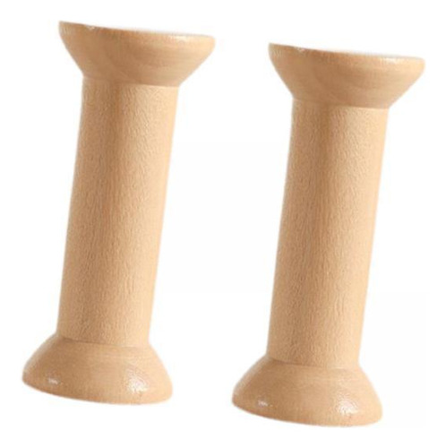 2 X 2x Carretes De Madera, Bobinas De Costura, Hilo De