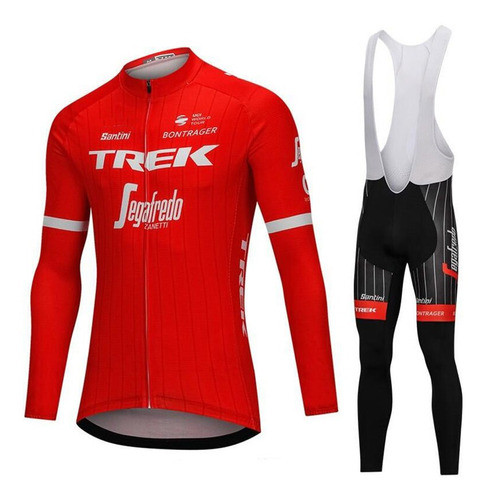 Traje De Ciclismo Largo Trek Mtb Para Hombre Con Pantalones