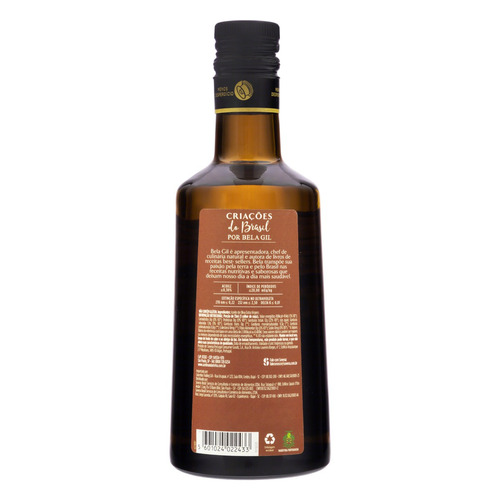 Imagem 2 de 2 de Azeite de Oliva Extra Virgem Português Andorinha Especiais Criações do Brasil por Bela Gil Vidro 500ml