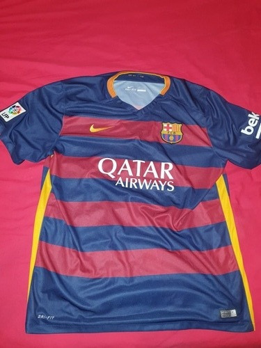 Franela Del Barcelona Original Talla L, Nike Hermosa Jersey