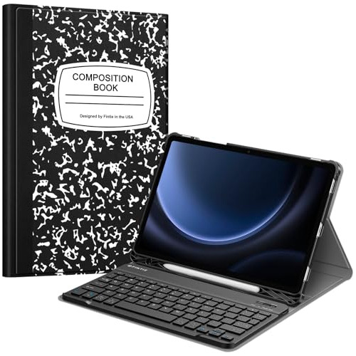 Funda Con Teclado Para Samsung Tab S9 Fe Composition Book