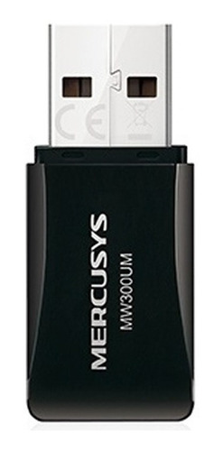 Adaptador De Red Usb Mercusys Mw300um Inalámbrico 300 Mbit/s