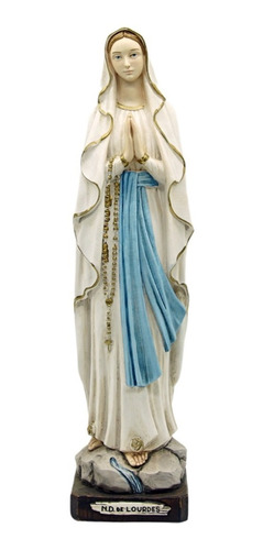 Estatua Virgen De Lourdes 30cm Oxolite Imagen (italy) 
