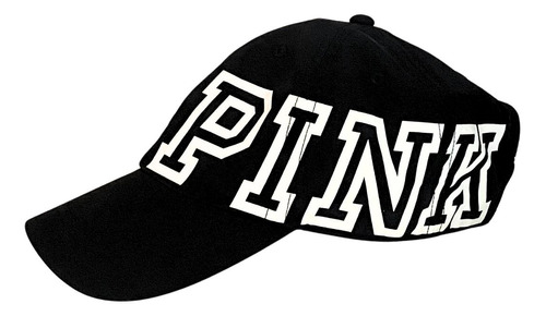 Gorra Pink Negra Regulable Victoria`s Secret