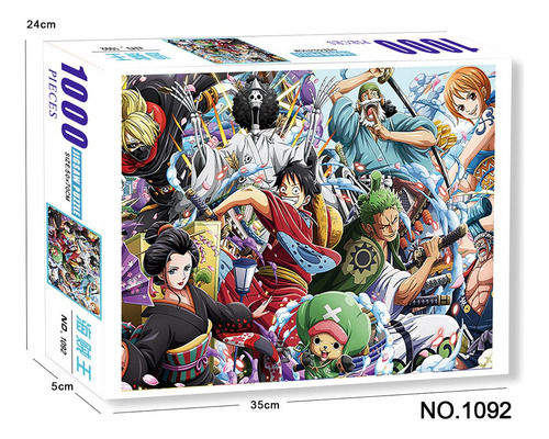 1000 Piezas De Rompecabezas De Una Pieza Puzle Luffy Zoro Na