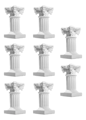 Roman Statue Roman Column Decorate 8 Pcs