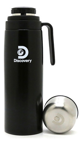 Termo Mate Acero Inoxidable Térmico Discovery 1 Litro Negro