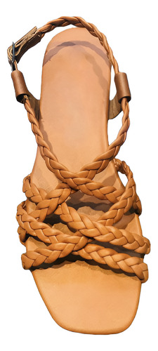 Sandalias Trenzadas Mujer Chatitas Verano
