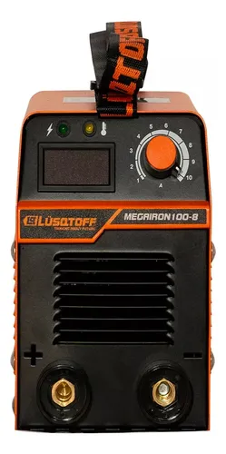 Soldadora Inverter Mega Iron 100 Lusqtoff Escuadras Mascara