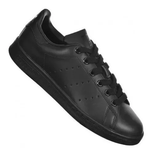 Tênis adidas Stan Smith Classic Couro Star Preto Original Nf