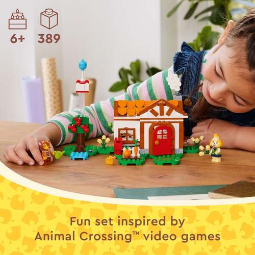 Lego Animal Crossing Visita A La Casa De Isabelle, Juguete Y