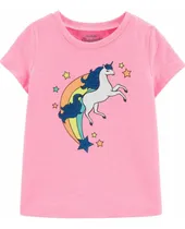 Comprar Remera Nena Carters Oshkosh Importada Unicornio Con Brillos