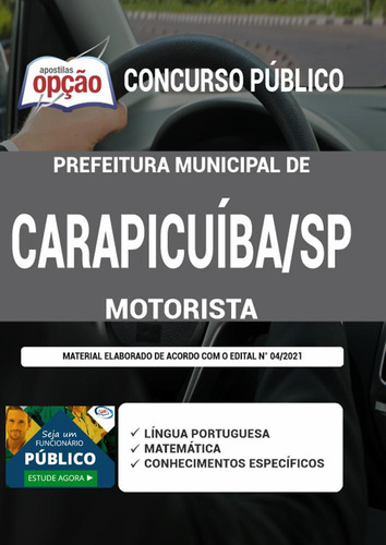 Apostila Concurso Carapicuíba Sp - Motorista