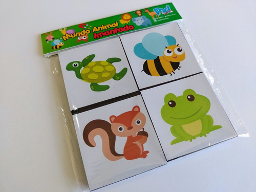 Animales Imantados 54 Piezas 5x5cm