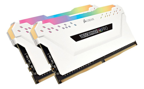 Imagen 2 de 8 de Memoria Corsair Vengeance Rgb Pro Gamer Color Blanco 16gb